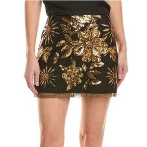 Milly Kristina Holiday Nights Sequins Miniskirt